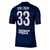 Paris Saint-Germain Warren Zaire-Emery #33 Hemmatröja 2025-26 Kortärmad Paris Saint-Germain Warren Zaire-Emery #33 Hemmatröja 2025-26 Kortärmad